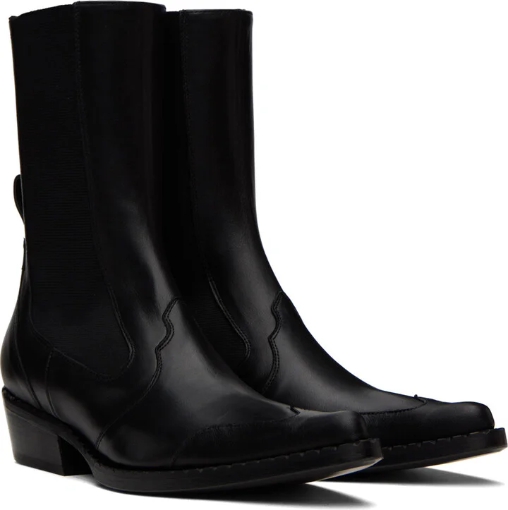 BY FAR Black Otis Boots - Image 4