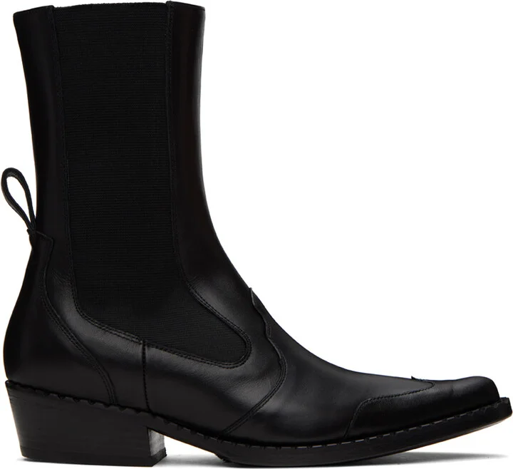 BY FAR Black Otis Boots