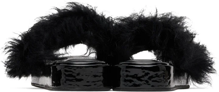 BY FAR Black Shana Sandals - Image 2