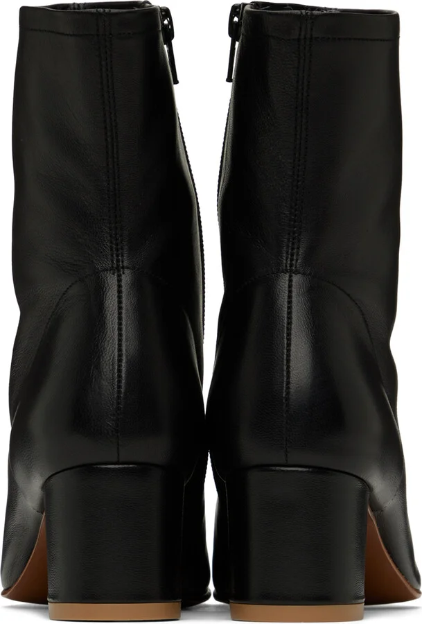 BY FAR Black Sofia Ankle Boots - Image 2