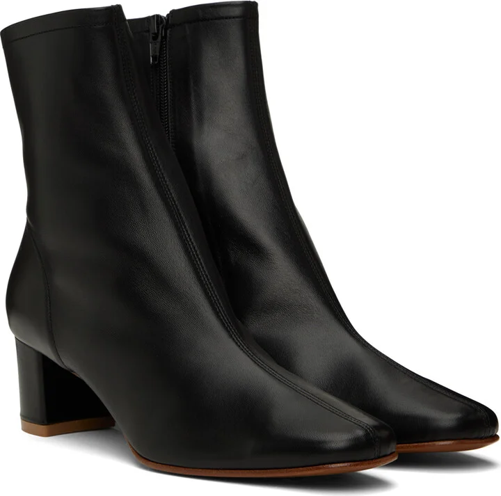 BY FAR Black Sofia Ankle Boots - Image 4