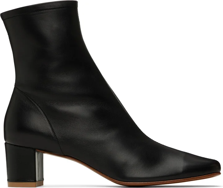 BY FAR Black Sofia Ankle Boots