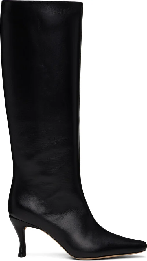 BY FAR Black Stevie 42 Tall Boots