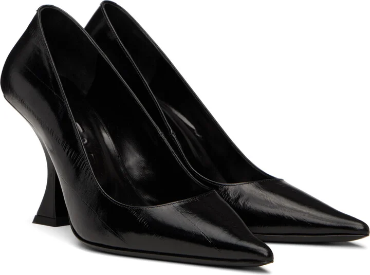 BY FAR Black Viva Heels - Image 4