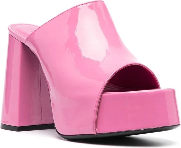 By Far Brad Patent Leather Mules - Image 3