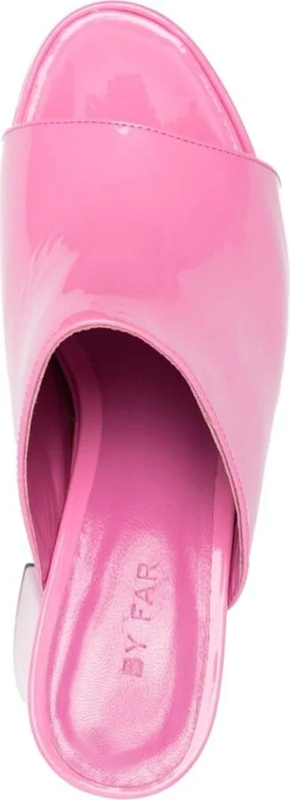 By Far Brad Patent Leather Mules - Image 4