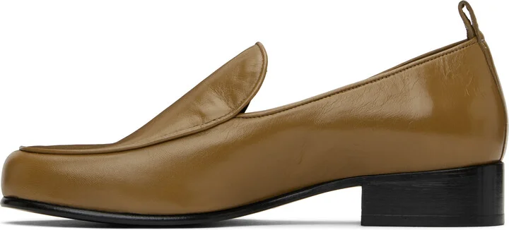 BY FAR Brown Alfred Loafers - Image 3