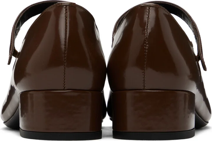 BY FAR Brown Ginny Ballerina Flats - Image 2