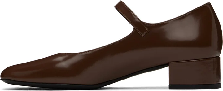 BY FAR Brown Ginny Ballerina Flats - Image 3