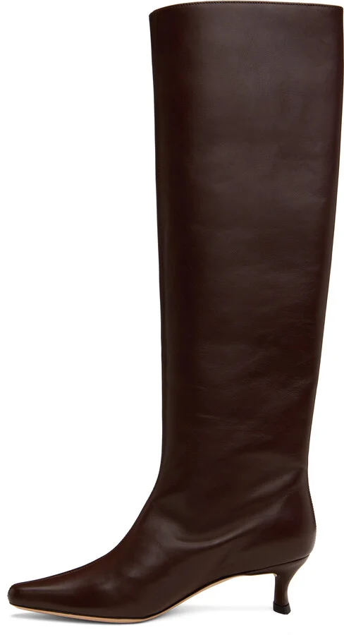 BY FAR Brown Kitten Stevie 42 Tall Boots - Image 3