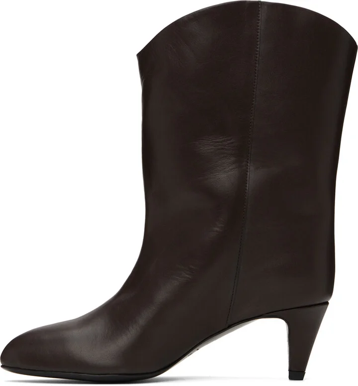 BY FAR Brown Osage Boots - Image 3