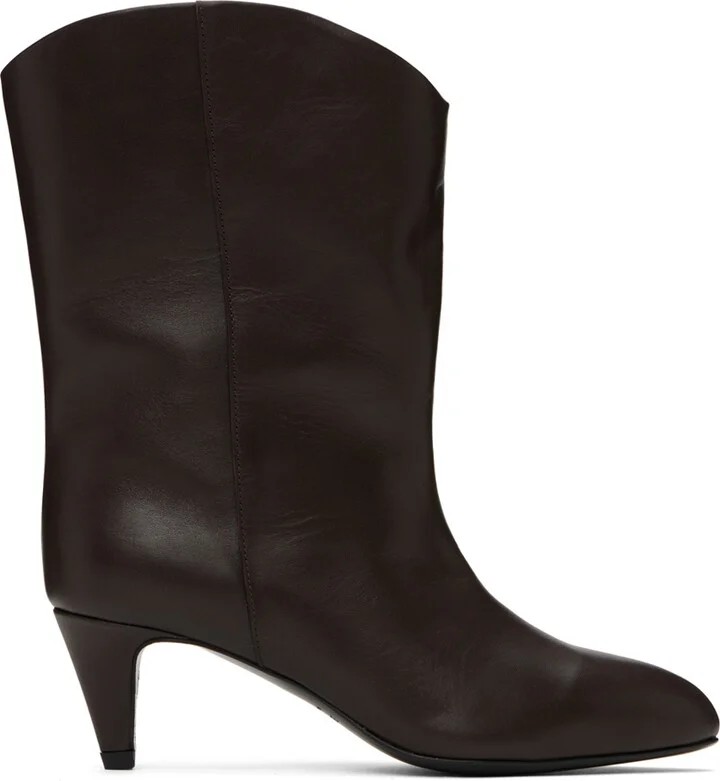 BY FAR Brown Osage Boots