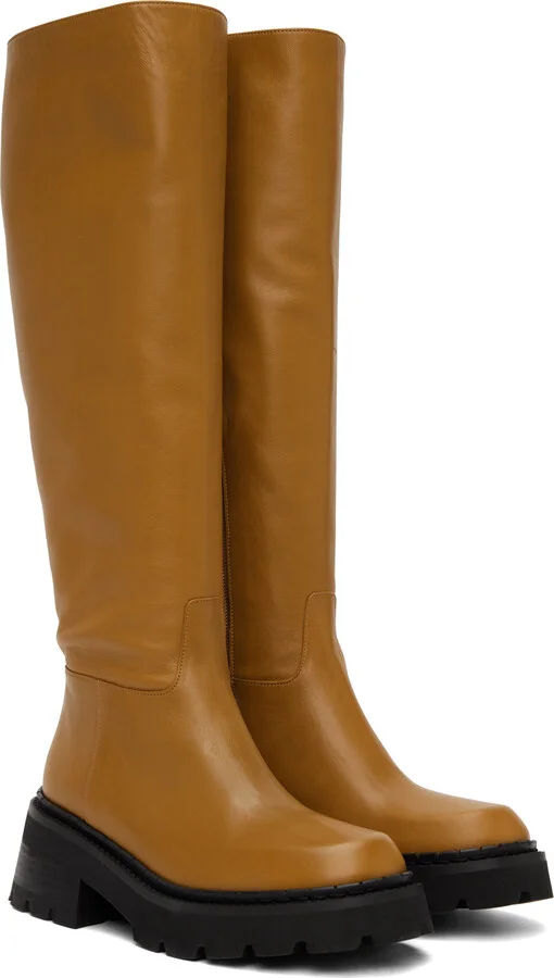 BY FAR Brown Russel Boots - Image 4