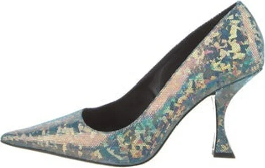 Blue, Metallic, Pattern Prints