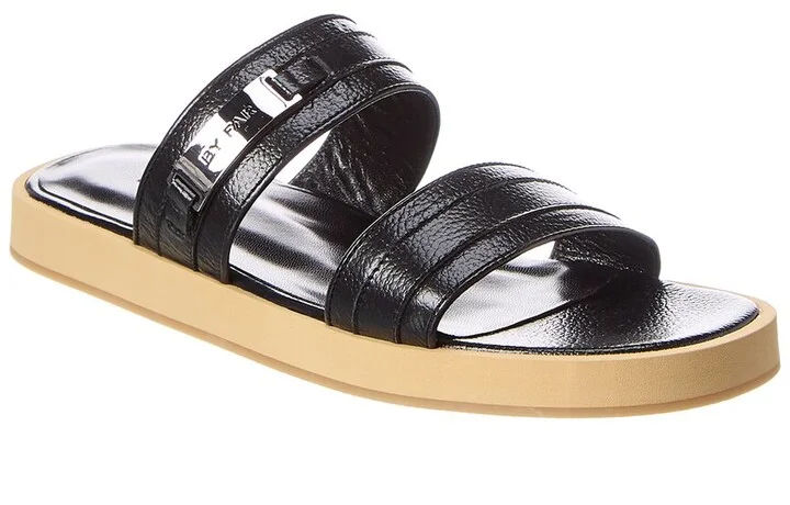 By Far Easy Leather Sandal