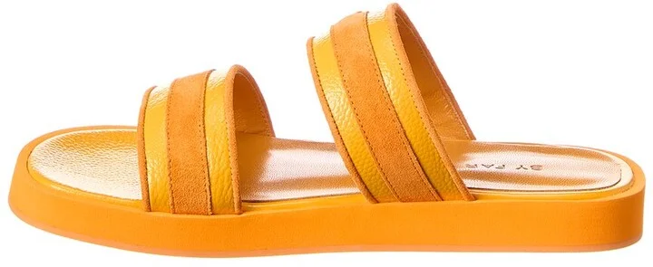 By Far Easy Leather & Suede Sandal - Image 2