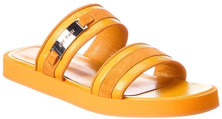 By Far Easy Leather & Suede Sandal