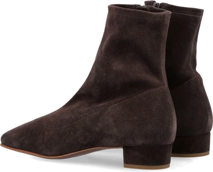 By Far Este Ristretto Brown Suede Ankle Boots - Image 4