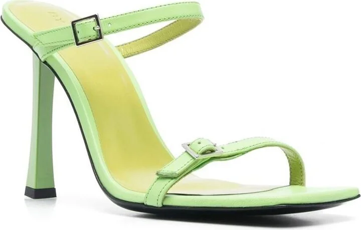 By Far Flick Leather Mules - Image 2