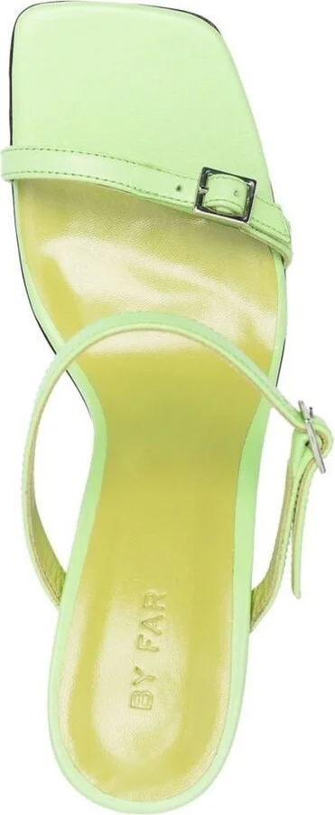 By Far Flick Leather Mules - Image 3