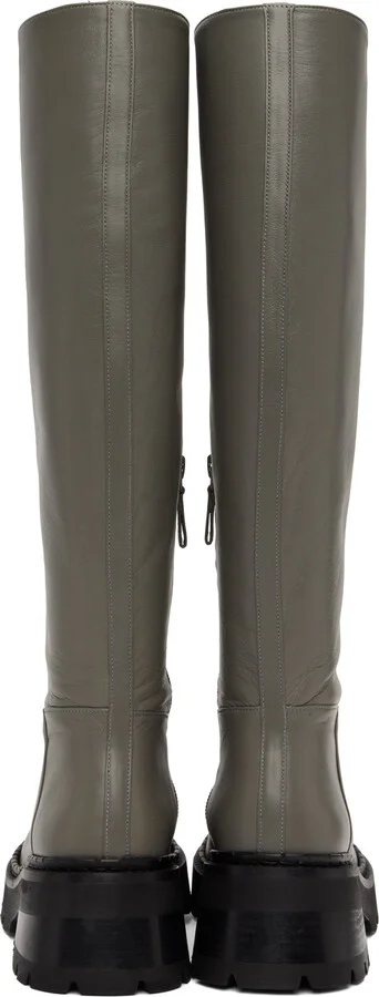 BY FAR Gray Russel Boots - Image 2