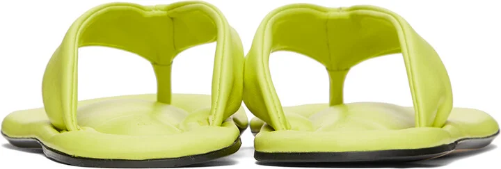 BY FAR Green Dasha Sandals - Image 2