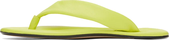BY FAR Green Dasha Sandals - Image 3