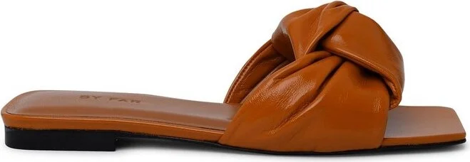 By Far Lima Knot-Detailed Slip-On Sandals