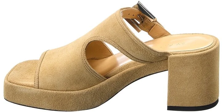 By Far Melba Suede Sandal - Image 2