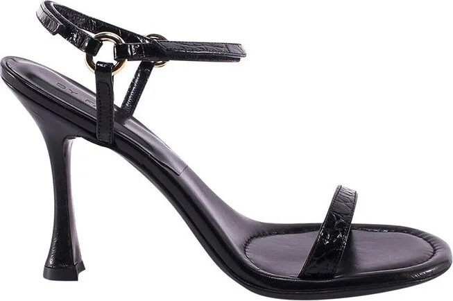 By Far Mia Buckled Strappy Heeled Sandals