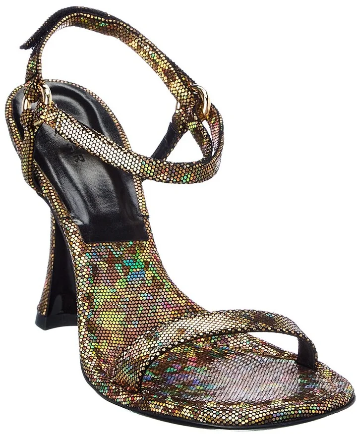 By Far Mia Disco Leather Sandal