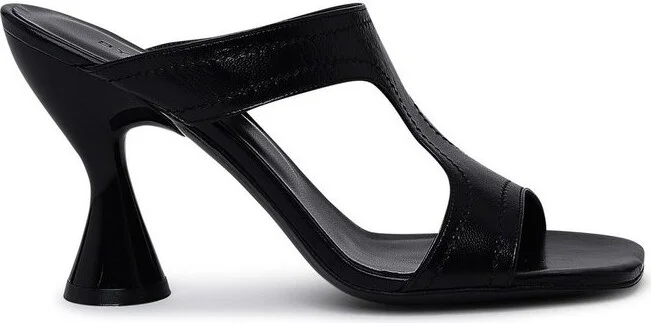 By Far Nadia Cut-Out Heeled Sandals