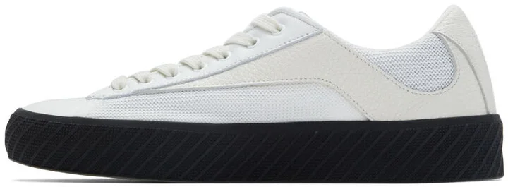 BY FAR Off-White & Black Rodina Low-Top Sneakers - Image 3
