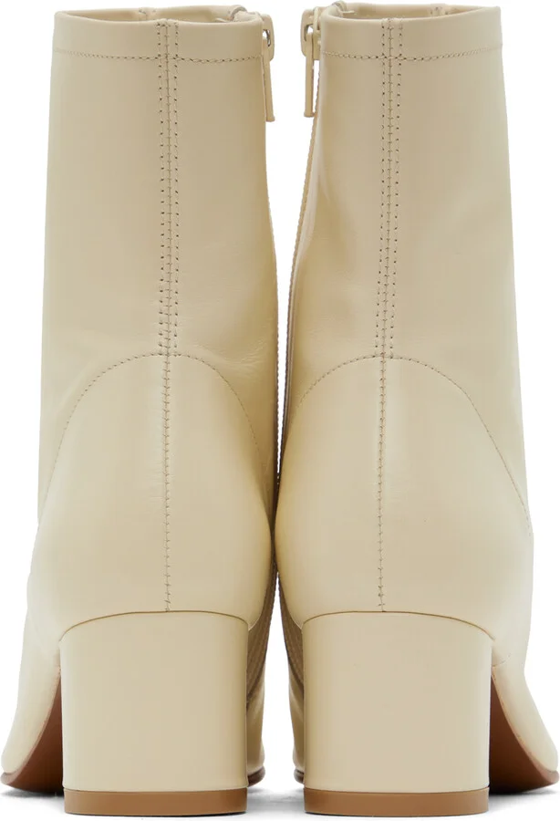 BY FAR Off-White Sofia Boots - Image 2