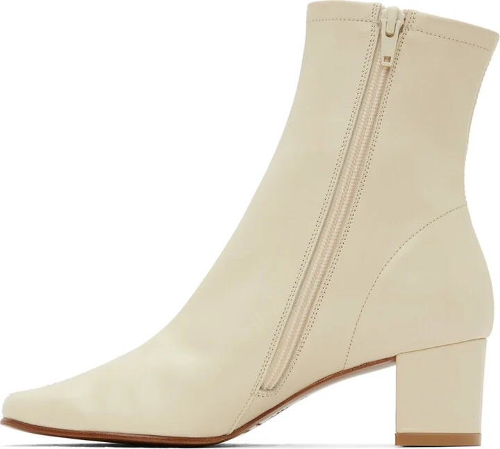 BY FAR Off-White Sofia Boots - Image 3