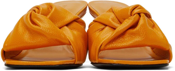 BY FAR Orange Lana Heeled Sandals - Image 2