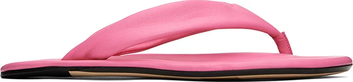 BY FAR Pink Dasha Sandals