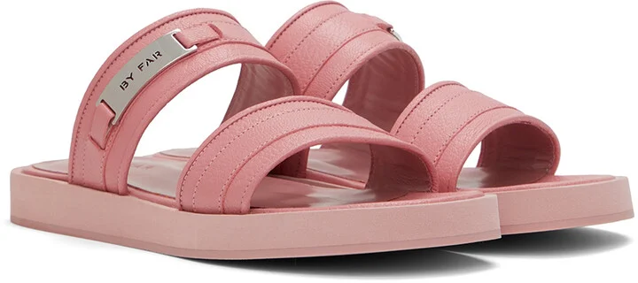 BY FAR Pink Easy Sandals - Image 4