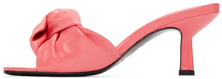 BY FAR Pink Lana Heeled Sandals - Image 3