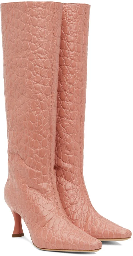 BY FAR Pink Stevie 42 Boots - Image 4