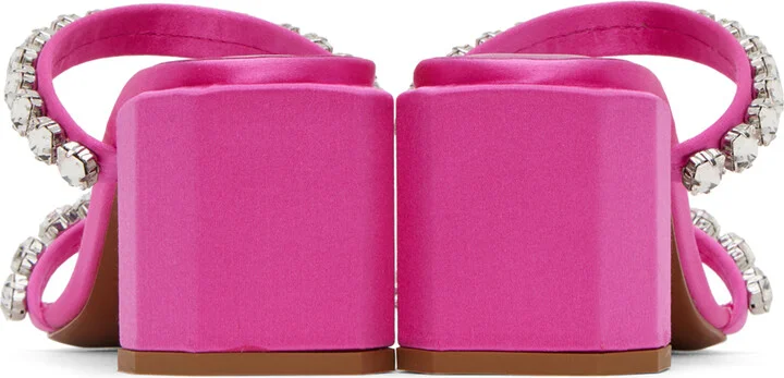 BY FAR Pink Tanya Heeled Sandals - Image 2