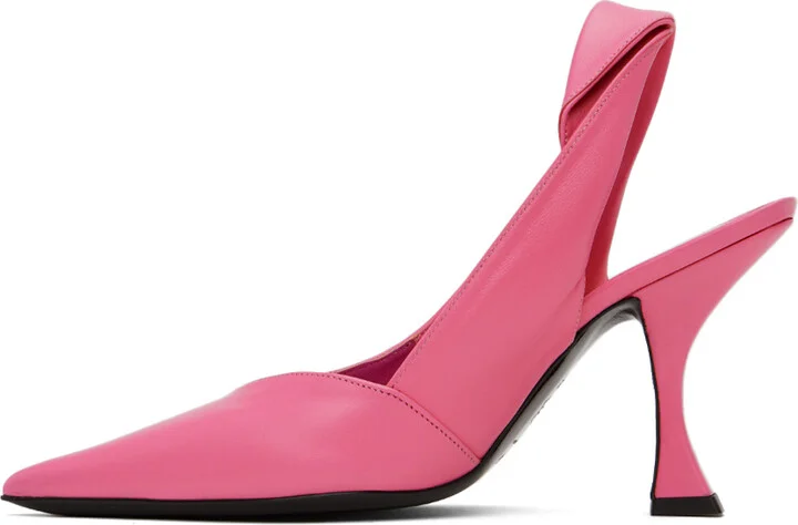 BY FAR Pink Yasha Heels - Image 3