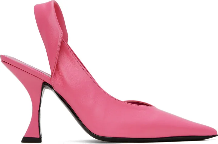 BY FAR Pink Yasha Heels