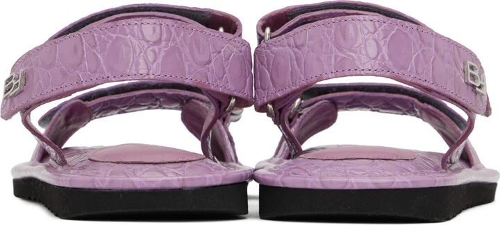 BY FAR Purple Gideon Sandals - Image 2
