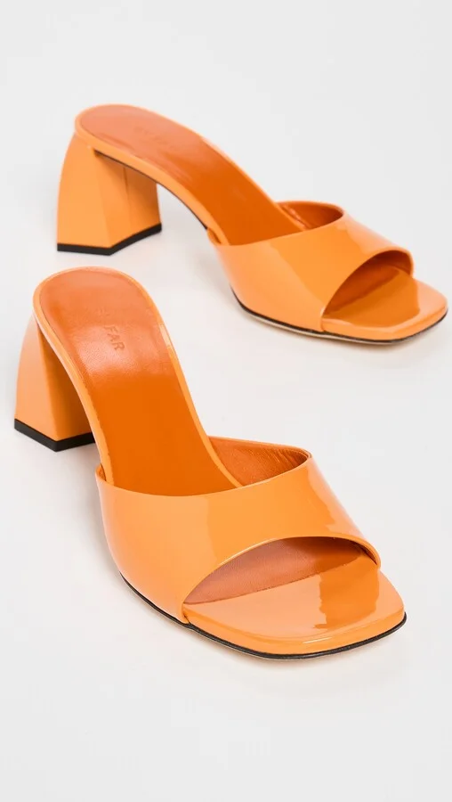 BY FAR Romy Patent Leather Sandals - Image 2