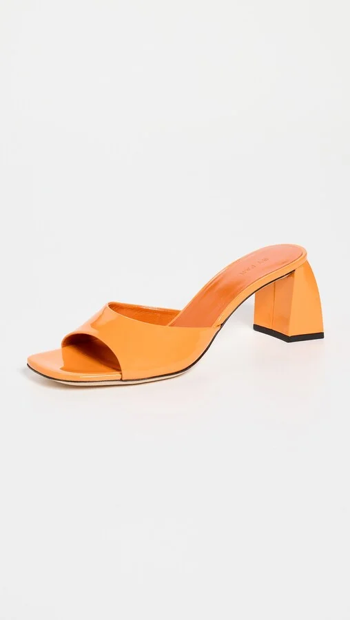BY FAR Romy Patent Leather Sandals - Image 3