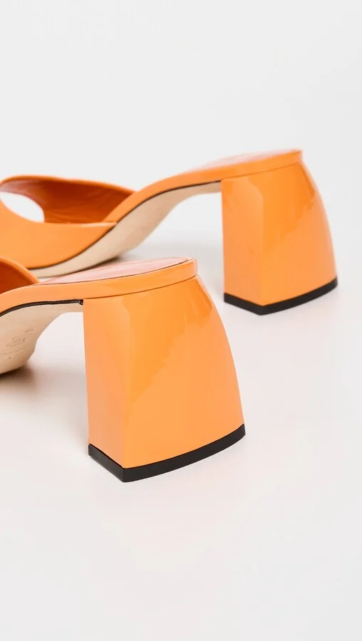 BY FAR Romy Patent Leather Sandals - Image 4