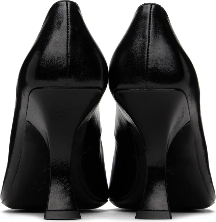 BY FAR SSENSE Exclusive Black Viva Heels - Image 2