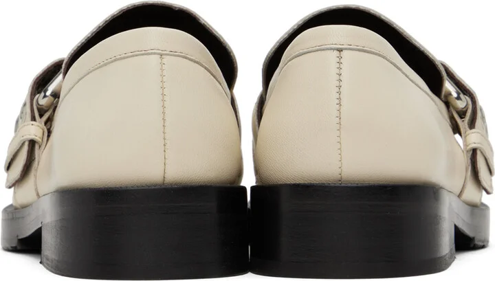 BY FAR SSENSE Work Capsule – Off-White Rafael Loafers - Image 2