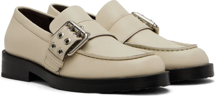 BY FAR SSENSE Work Capsule – Off-White Rafael Loafers - Image 4
